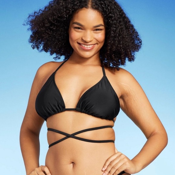 🌴SUPER SALE WRAP TRIANGLE BIKINI TOP - Picture 3 of 8